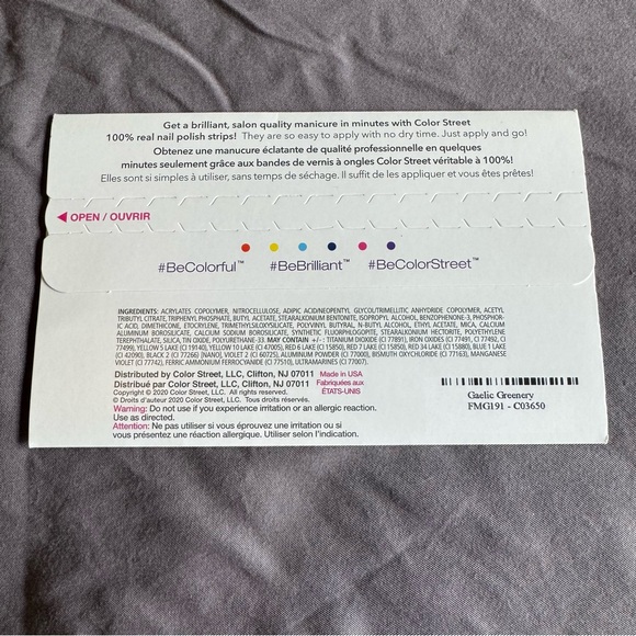 *Retired* Color Street: Gaelic Greenery | Emerald Glitter St. Patrick’s Day - Picture 4 of 16